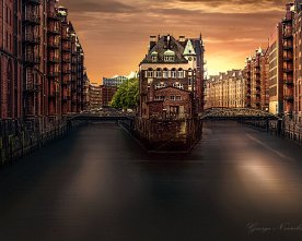 Hamburg Speicherstadt II – Nacht Architektur