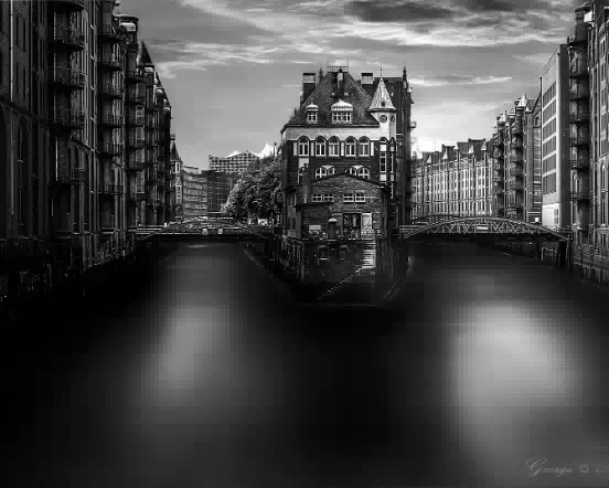 Hamburg Wasserschloss bw 1600 552w