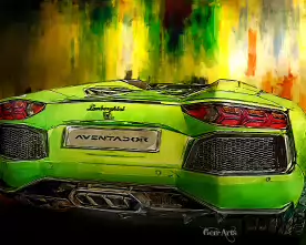 Aventador digital painting 276w