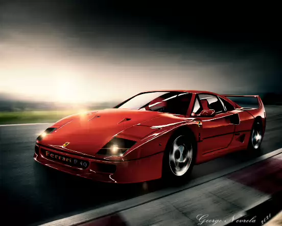 Ferrari F40 raceway 552w